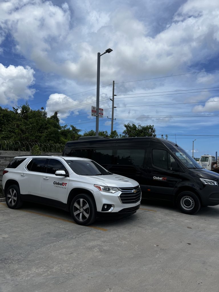 Chevrolet Traverse and Mercedes-Benz Sprinter from the GlobalDT fleet